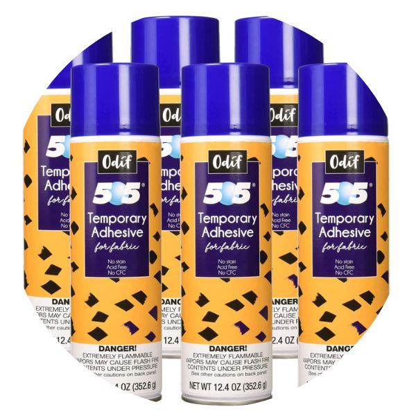 Клей временной фиксации для машинной вышивки