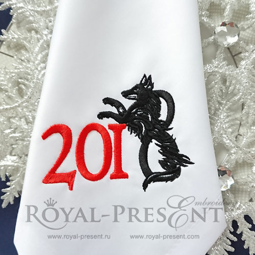 Дизайн машинной вышивки 2018 год Собаки