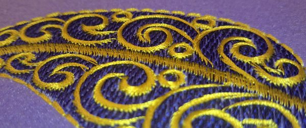 Дизайн для машинной вышивки бесплатно Восточный огурец