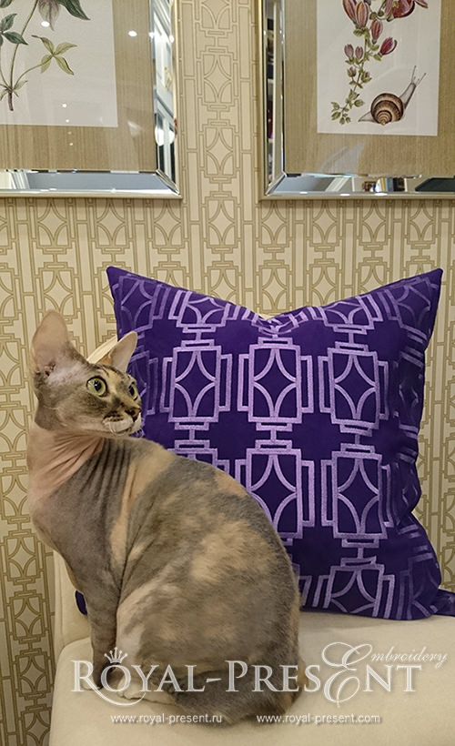 Дизайн для машинной вышивки Графический узор