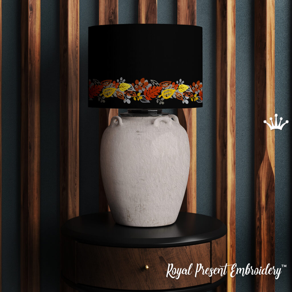 Дизайн для машинной вышивки Осень