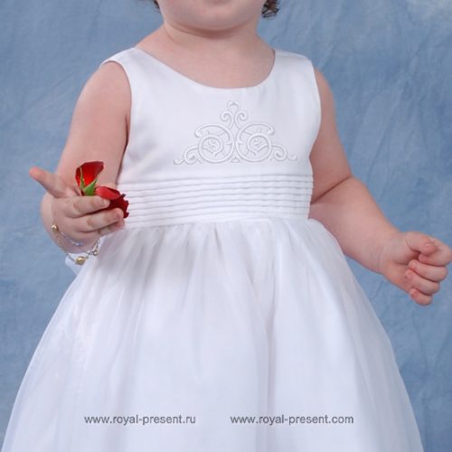 Орнамент Арабеска дизайн машинной вышивки - 5 размеров