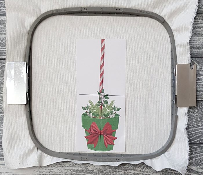 Дизайн машинной вышивки Новогоднее дерево со Снегирями