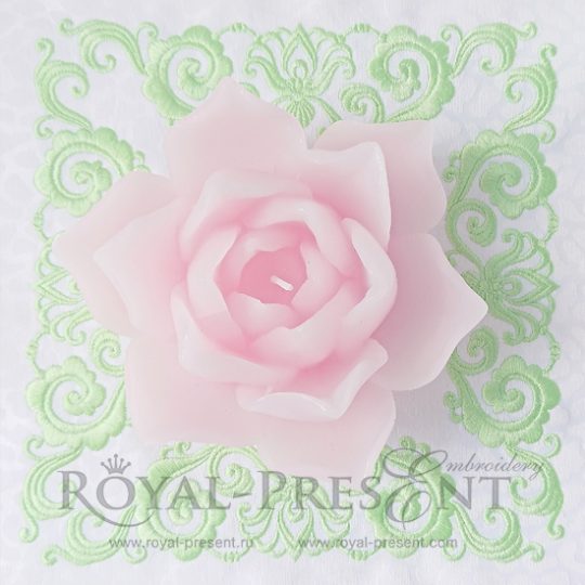 Дизайн машинной вышивки Элегантный декор