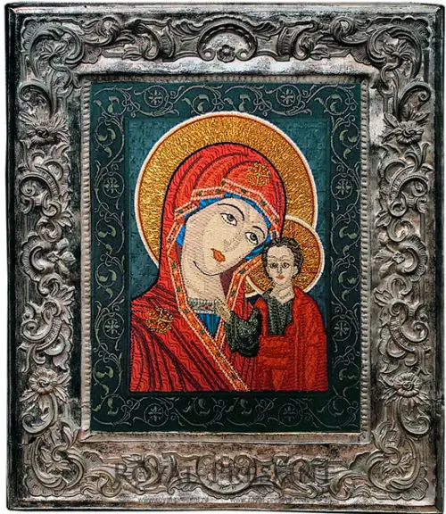 Дизайн машинной вышивки Икона Казанская Божья Матерь