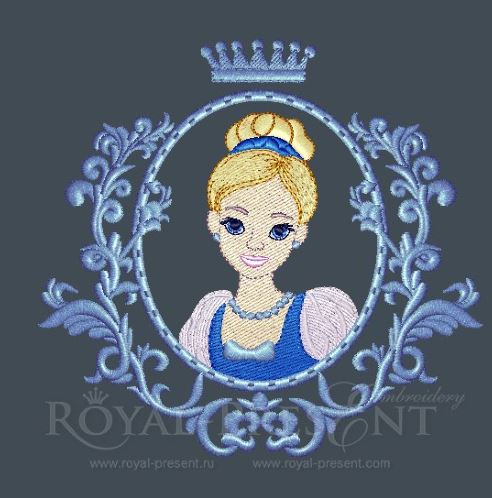 Дизайн машинной вышивки Принцесса Золушка