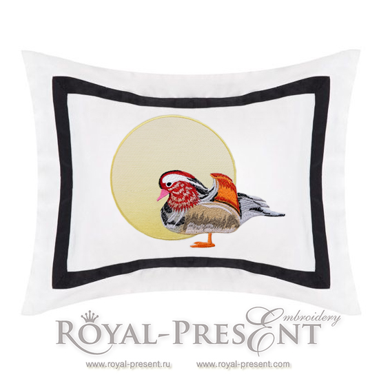 Дизайн машинной вышивки Мандаринка - 3 размера