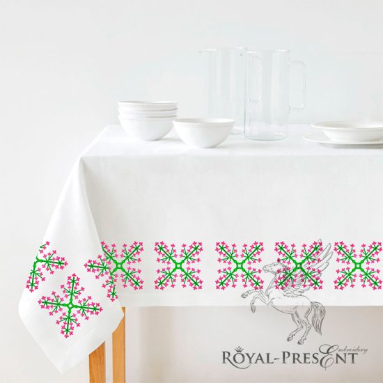 Растительный Узор для машинной вышивки