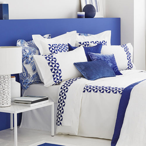 Дизайн машинной вышивки Синяя графика