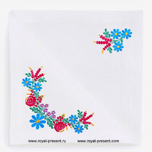 Два Дизайна машинной вышивки Венгерский фольклор - 3 размера