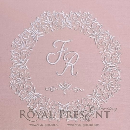 Дизайн для машинной вышивки Декор Викторианской эпохи - 3 размера