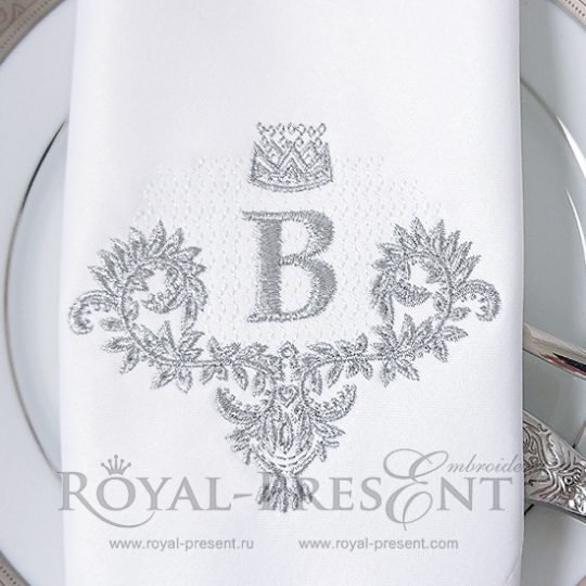 Дизайны машинной вышивки Рамки для монограмм