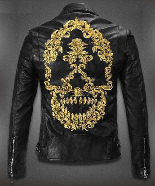 Дизайн машинной вышивки Орнаментальный череп 3 размера