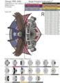 Американский Орел Дизайн машинной вышивки для нашивки - 2 размера