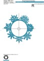 Рамка со снежинками - 4 размера