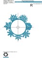 Рамка со снежинками - 4 размера