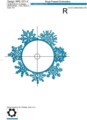 Рамка со снежинками - 4 размера