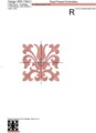 Дизайн машинной вышивки Винтажный декор для бордюра - 3 размера