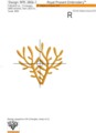Кораллы набор Дизайнов машинной вышивки