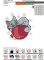 Котенок на новогодней игрушке Дизайн машинной вышивки - 3 размера