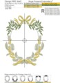 Мимоза рамка Мега пяльцы Дизайн машинной вышивки - 4 размера