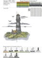 Навигационный Маяк Дизайн машинной вышивки - 7 размеров