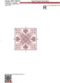 Норвежские новогодние дизайны машинной вышивки крестом - 2 размера