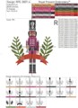 Щелкунчик Трубач Дизайн машинной вышивки - 5 размеров