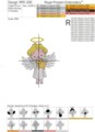 Схема для машинной вышивки Рождественский Ангел со звездой - 3 размера
