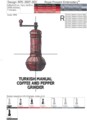 Турецкая Кофемолка Дизайн машинной вышивки - 3 размера