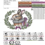 Аристократичный кролик XVI века - 4 размера