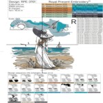 Девушка у моря в соломенной шляпе - 5 размеров