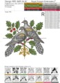 Две Клетчатые горлицы набор Мега - 4 размера